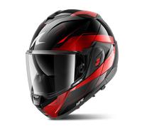 Casco Modular Shark OXO Mekarium Negro/Cromado/RojoXS Negro,Cromado,Rojo