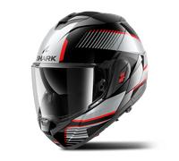 SHARK, Casco Moto Modular OXO SIKTER Black Chrome Silver Kus
