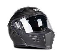 Casco Modular Simpson Darksome Negro/CarbonoM Negro,Carbono