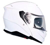 casco modular x-shiro ff950 discover monocolor - blanco perla L