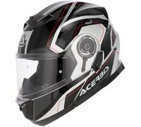 Casco modulare Acerbis Serel 22-06 Bianco e Rosso - 0025201.314