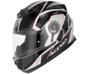 Casco modulare Acerbis Serel 22-06 Bianco e Rosso - 0025201.314