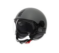 Casco MOMO DESIGN FGTR Classic E2206 Jet Mono Gris Mate GREY/BLACK 002