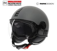 Casco Momo Design Fgtr E2206 Classic Gris/Negro Mate Medida L 59-60
