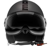 Casco Momodesign Fgtr Evo Titanium Frost-Negro S Doble Visera