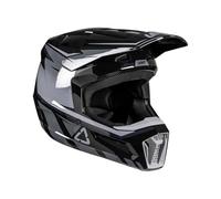 Leatt 2.5 V26 Casco de motocross, negro-gris, tamaño L para Hombres