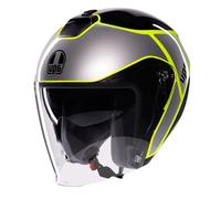 Casco Moto Casco Agv Irides Davao Ce U Negro/gris/amarillo