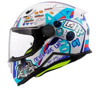 Casco Moto Casco Ls2 Ff812 Kid Next Level Ce U Blanco/azul