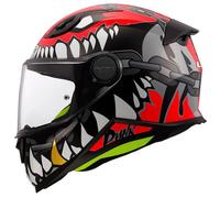 Casco Moto Casco Ls2 Ff812 Kid Punk Ce U Gris/rojo