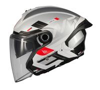 MT Helmets Cosmo SV - Casco Moto Jet Sport con Visor Solar Retráctil, Pantalla de Extracción Rápida Patentada, Interior Lavable y Preparado para Intercomunicador UCS | Homologado ECE 22.06 & DOT