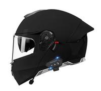Casco Moto Integrado Modular ECEDOT Aprobado Cascos Integrales Abatible Bluetooth Micrófono Incorporado Casco Motocicleta Modulares con Doble Visera para Hombres Y Mujeres W,M:57-58CM