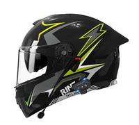 Casco Moto Integrado Modular ECEDOT Aprobado Cascos Integrales Abatible Bluetooth Micrófono Incorporado Casco Motocicleta Modulares con Doble Visera para Hombres Y Mujeres Q,L:59-60CM