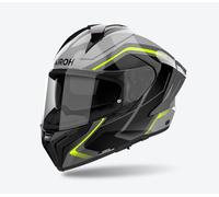 Casco Moto Integral Airoh Matrix Wide Yellow Gloss de Fibra