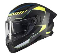 Casco Moto Integral Axxis Panther Sv Gale Gris/Amarillo Mate Talla S con Gafa Solar Homologado