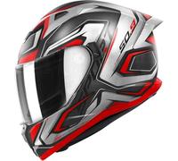 Casco Moto Integral GIVI 50.9 Atomic Negro Gris Rojo Talla M Visera DE Color INCLUIDA