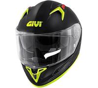 Casco Moto Integral GIVI 50.9 Atomic Negro Mate Amarillo Fluor Talla L Low Cost