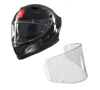 Casco Moto Integral MT Breaker sv Negro Brillo Talla m + pinlock 70