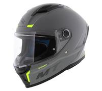 Casco Moto Integral MT FF126 Stinger 2 Solid A12 Gris Mate Talla M HOMOLOGACION ECE 22.06/Dot