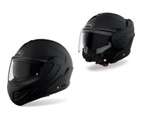 Casco Moto Modular Abierto Doble Homologación P/J Airoh Mathisse Negro Mate