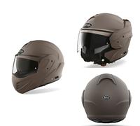 Casco Moto Modular Abreable Doble Homologación P/J Airoh Mathisse Bronce