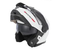 Casco Moto Modular Acerbis P/J Pj Rider con Visera Sombrilla Blanco TAMAÑO S