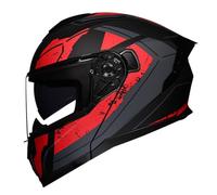 Casco Moto Modular Adultos Casco Protector con Doble Visera Casco Integrales Abatible DOTECE Homologado Casco Motocicleta Modular para Mujeres Hombres Cascos de Motocross 11,M:57-58CM