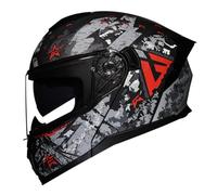 Casco Moto Modular Adultos Casco Protector con Doble Visera Casco Integrales Abatible DOTECE Homologado Casco Motocicleta Modular para Mujeres Hombres Cascos de Motocross 13,XXL:63-64CM