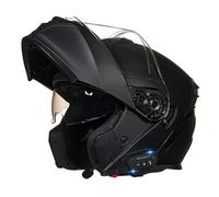 Casco Moto Modular Bluetooth con Doble Visera Cascos Integrado Motocicleta Abatible Casco Integrales Modulares Micrófono con Altavoz Homologado ECEDOT Cuatro Estaciones G,M:57-58CM