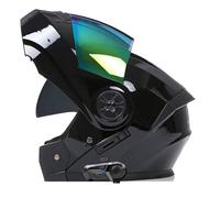 Casco Moto Modular Bluetooth con Doble Visera Cascos Integrado Motocicleta Modulares Homologado ECEDOT Casco Integrales Abatible para Hombres Y Mujeres Cuatro Estaciones Z-2,M:57-58CM