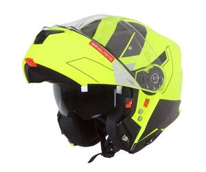 Casco Moto Modular MT FU935SV Genesis SV TALO C3 Amarillo Mate Talla XS con Gafa Solar HOMOLOGADO