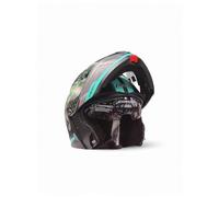 Casco Moto Modular NZI Combi 3 ORBE Negro Antracita Turquesa HOMOLOGACION 22.06 Talla S