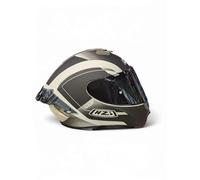 Casco Moto NZI Trendy 3 Stream Elegance Blanco Negro Mate - Casco de Moto Integral con Pantalla Oscura + Transparente + Spoiler ECE 22.06 - Unisex Hombre y Mujer (XL)