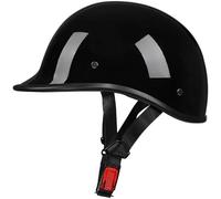 Casco Moto Retro Estilo alemán Casco Jet Moto Hombre Casco Ciclomotor homologado ECE Cascos de Patinete electrico Hombres Mujeres, Cascos Motocicleta Abierto Cascos Scooter 1,S