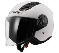 Casco Moto Scooter Demi Jet LS2 OF616 Ariflow II New Blanco Perla Pulido E2206