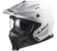 Casco Moto Trial LS2 OF606 Drifter Solid White XL