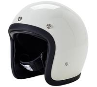 Casco Motocicleta Retro Japonés FRP Cara Abierta Casco Jet Vintage 3/4 Diseño Cuerpo Casco Pequeño Cascos Equitación Para Hombres Y Mujeres Certificados Por ECE Ciclomotores B,XL=(58-59CM)