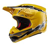 Casco Motocross Alpinestars Supertech S-M10 Ampress Negro y Amarillo M