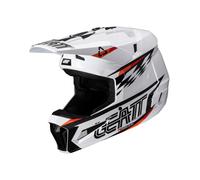 Casco motocross Leatt 3.5 con máscara incluida Blanco M - 1025100542