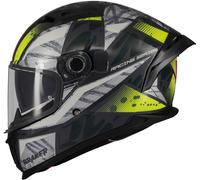 Casco MT Braker SV Fury C6 brillo XL
