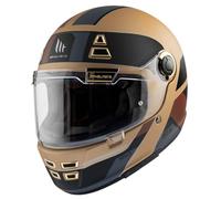 Casco MT JARAMA 68TH C9 Mate | Casco de Moto Integral Retro Vintage Clásico Café Racer | Helmets Unisex Hombre y Mujer (XS)