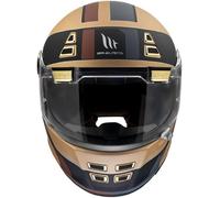 Casco MT JARAMA 68TH C9 Mate | Casco de Moto Integral Retro Vintage Clásico Café Racer | Helmets Unisex Hombre y Mujer (M)