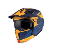 MT Helmets Streetfighter SV S - Casco Moto Integral Abierto con Visor Solar Retráctil, Estilo Streetfighter, Interior Lavable y Calota HIRP | Homologado ECE 22.06 & DOT