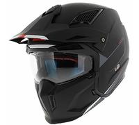 Casco MT Streetfighter SV Solid Negro Mate | Casco de Moto Street Café Racer | Unisex Helmets