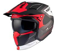 Casco MT Streetfighter SV Totem B15 Mate | Casco de Moto Street Café Racer | Unisex Helmets (M)