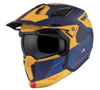 Casco MT Streetfighter SV Totem C3 Mate | Casco de Moto Street Café Racer | Unisex Helmets (M)