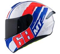MT Casco Integral HOMOLOGADO FF106PRO TARGO Pro Welcome D4 Azul Y Naranja Mate T-S