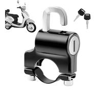 Casco multifuncional para motocicletas,Combinación de bloqueo de manillar de seguridad,Candado antirrobo de aleación de aluminio con 2 llaves | Para