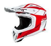 Airoh Casco de motocross Aviator Ace 2 Iron Rojo brillante tamaño S para hombres
