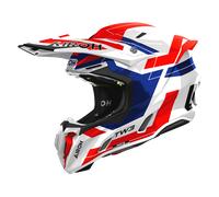 Airoh Twist 3 Dynasty Casco De Cross Blanco/Azul/Rojo XS unisex