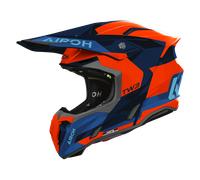 Casco MX Airoh Twist 3 Fancy (2026) Naranja/Azul BrillanteXL Naranja,Azul Brillante